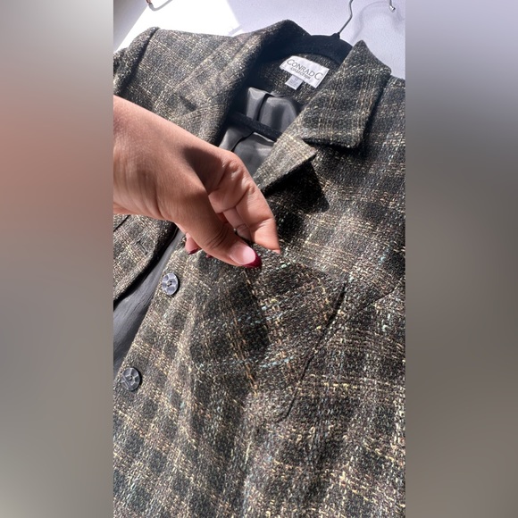 Blazer Tweed Blazer Woven Plaid... - Picture 15 of 16